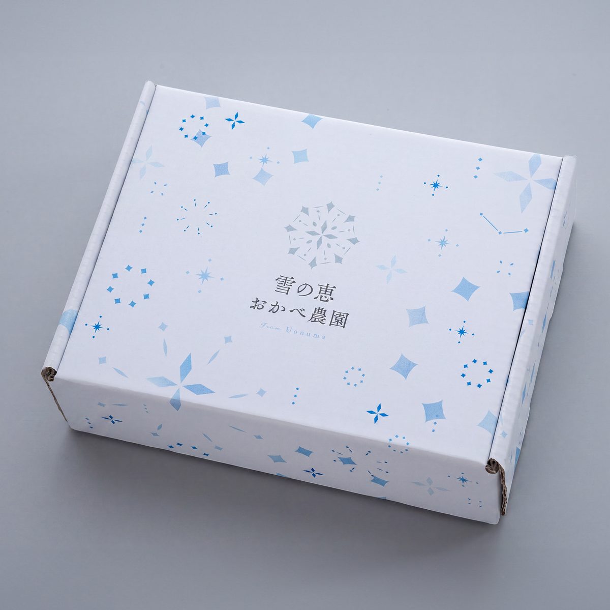 雪の恵 ギフトボックスのデザイン